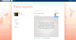 Desktop Screenshot of pasosseguros.blogspot.com