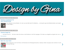 Tablet Screenshot of design-by-gina.blogspot.com