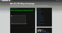 Desktop Screenshot of mrsbsresite.blogspot.com