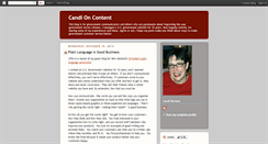 Desktop Screenshot of candioncontent.blogspot.com