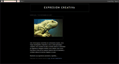 Desktop Screenshot of cursoexpresioncreativa.blogspot.com