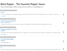 Tablet Screenshot of bellapepperllc.blogspot.com