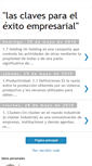 Mobile Screenshot of lasclavesparaelexitoempresarial.blogspot.com