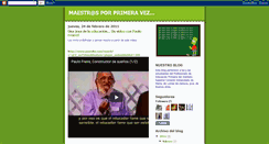 Desktop Screenshot of maestrasporprimeravez.blogspot.com