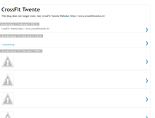 Tablet Screenshot of crossfittwente.blogspot.com