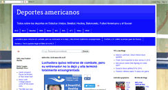 Desktop Screenshot of deportes-americanos.blogspot.com