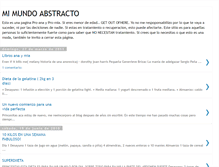 Tablet Screenshot of mimundoabstracto-katie.blogspot.com