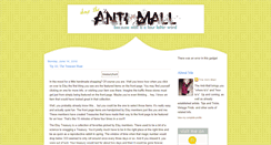 Desktop Screenshot of anti-mall.blogspot.com