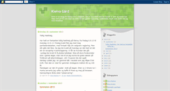 Desktop Screenshot of kleivagaard.blogspot.com