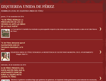 Tablet Screenshot of izquierdaunidaferez.blogspot.com