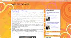 Desktop Screenshot of amoraspatinhas.blogspot.com