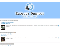 Tablet Screenshot of ecologyprojectinternational.blogspot.com