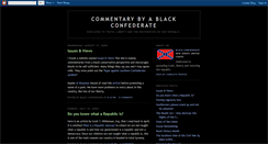 Desktop Screenshot of blackconfederate.blogspot.com