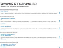 Tablet Screenshot of blackconfederate.blogspot.com