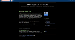 Desktop Screenshot of mangalore-city-news.blogspot.com