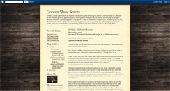 Desktop Screenshot of goreanslaveserves.blogspot.com