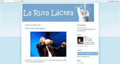 Desktop Screenshot of larutalactea.blogspot.com