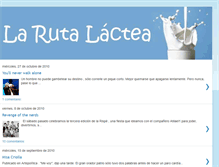 Tablet Screenshot of larutalactea.blogspot.com