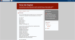 Desktop Screenshot of horseislehospital.blogspot.com