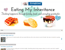 Tablet Screenshot of eatingmyinheritance.blogspot.com