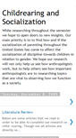 Mobile Screenshot of childrearingsocialization.blogspot.com