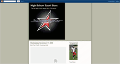 Desktop Screenshot of highschoolsportstars.blogspot.com