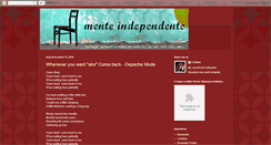 Desktop Screenshot of menteindependente.blogspot.com