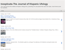 Tablet Screenshot of inexplicata.blogspot.com