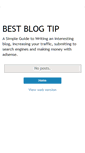 Mobile Screenshot of best-blog-tip.blogspot.com