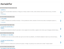 Tablet Screenshot of mariadeflor.blogspot.com