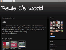 Tablet Screenshot of paulacsworld.blogspot.com