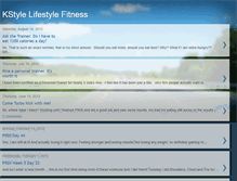 Tablet Screenshot of kstylelifestylefitness.blogspot.com