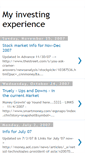 Mobile Screenshot of my-investing-experience.blogspot.com