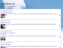 Tablet Screenshot of anklebiterart.blogspot.com