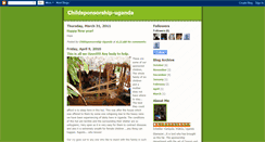 Desktop Screenshot of childsponsorship-uganda.blogspot.com