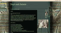 Desktop Screenshot of jaimieandnayt.blogspot.com