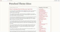 Desktop Screenshot of preschoolthemeideas.blogspot.com