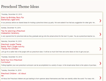 Tablet Screenshot of preschoolthemeideas.blogspot.com
