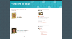 Desktop Screenshot of cbn1teachers.blogspot.com