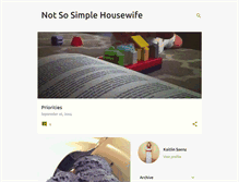 Tablet Screenshot of notsosimplehousewife.blogspot.com