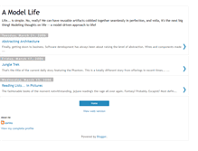 Tablet Screenshot of amodellife.blogspot.com