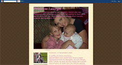 Desktop Screenshot of ourprincesslauryn.blogspot.com