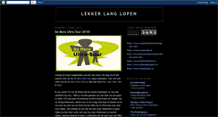 Desktop Screenshot of lekkerlanglopen.blogspot.com