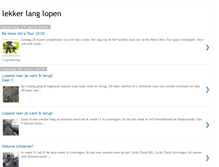 Tablet Screenshot of lekkerlanglopen.blogspot.com