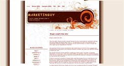 Desktop Screenshot of marketinguy.blogspot.com