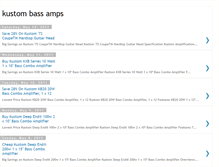 Tablet Screenshot of kustombassamps.blogspot.com