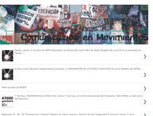 Tablet Screenshot of comunicacionenmovimientos.blogspot.com