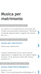 Mobile Screenshot of musica-e-matrimonio.blogspot.com