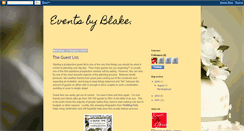 Desktop Screenshot of eventsbyblake.blogspot.com