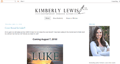 Desktop Screenshot of kimberlylewisnovels.blogspot.com